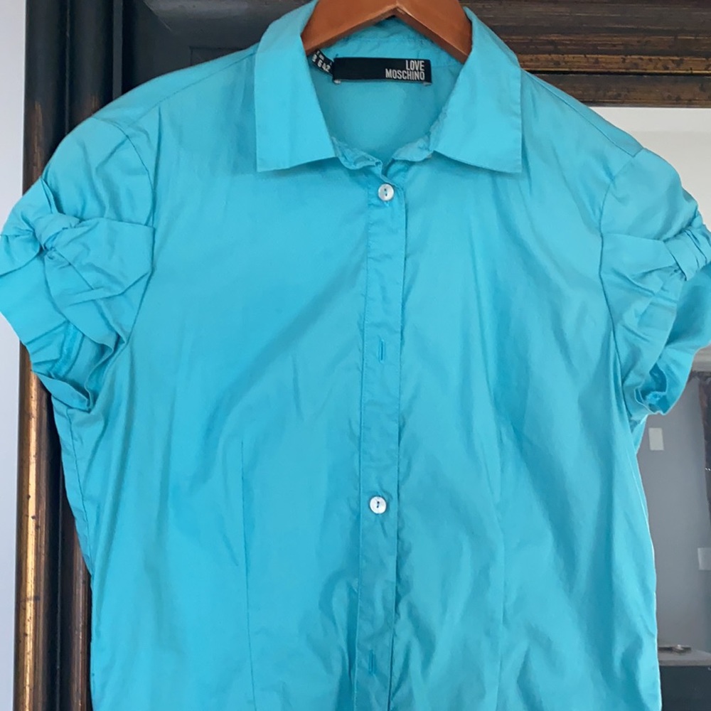 Moschino blue shirt